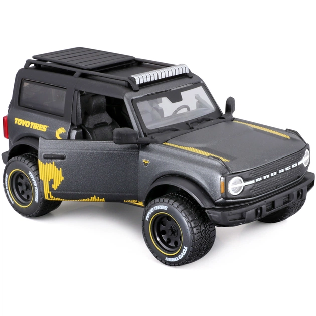 Машина Maisto Ford Bronco 2021 Badlands 1:24 Сірий металік (32541 met. grey) - picture 9