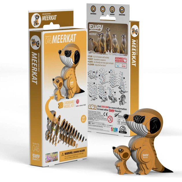 Пазл Eugy 3D Зоопарк Сурикат (XEG-046) - picture 3