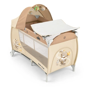 Дитячий манеж Cam ліжечко DAILY PLUS, колір бежевий (L113/240) зображення 1