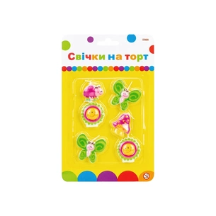 Свічка Maxi Весна 6 шт на торт (MX624030) зображення 1