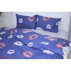 Постільна білизна MirSon Бязь Ranforce Elite 17-0402 Kiss 110х140 (2200004660295) зображення 1