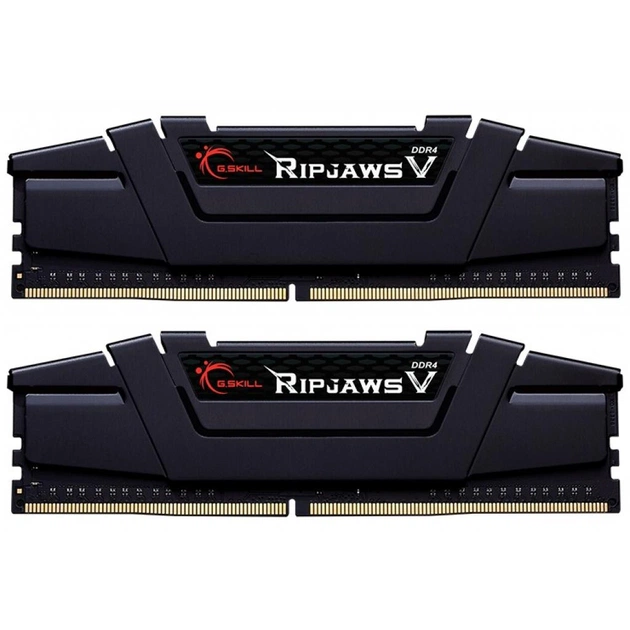 Модуль памяти для компьютера DDR4 64GB (2x32GB) 3200 MHz RipjawsV G.Skill (F4-3200C16D-64GVK) - изображение 1