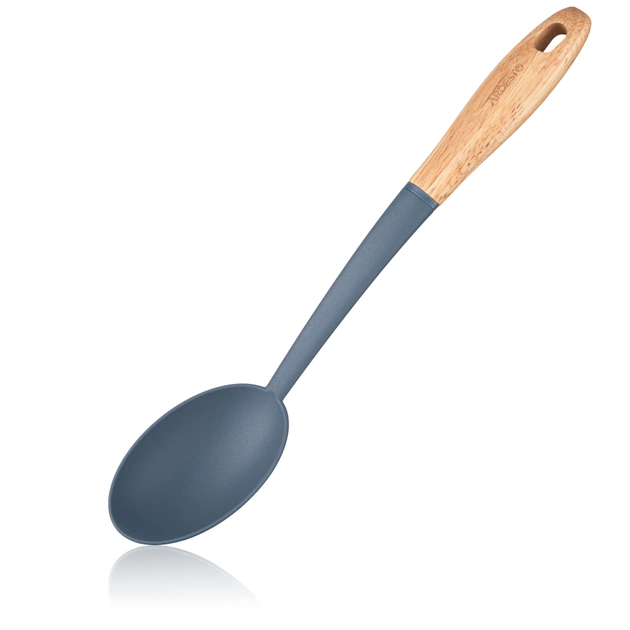 Ложка кухарська Ardesto Midori, 35см, нейлон, дерево, синій (AR2128PG) - picture 4