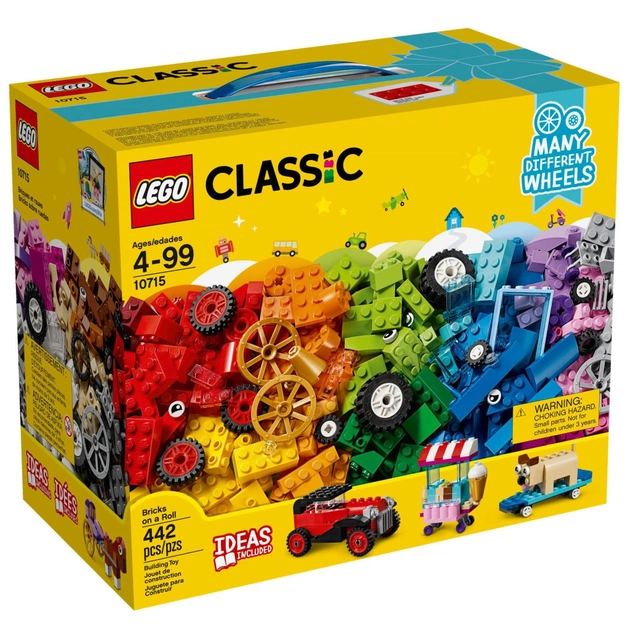 Конструктор LEGO Classic Кубики та колеса (10715) - изображение 1