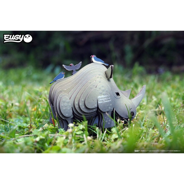 Пазл Eugy 3D Зоопарк Носоріг (XEG-076) - picture 9
