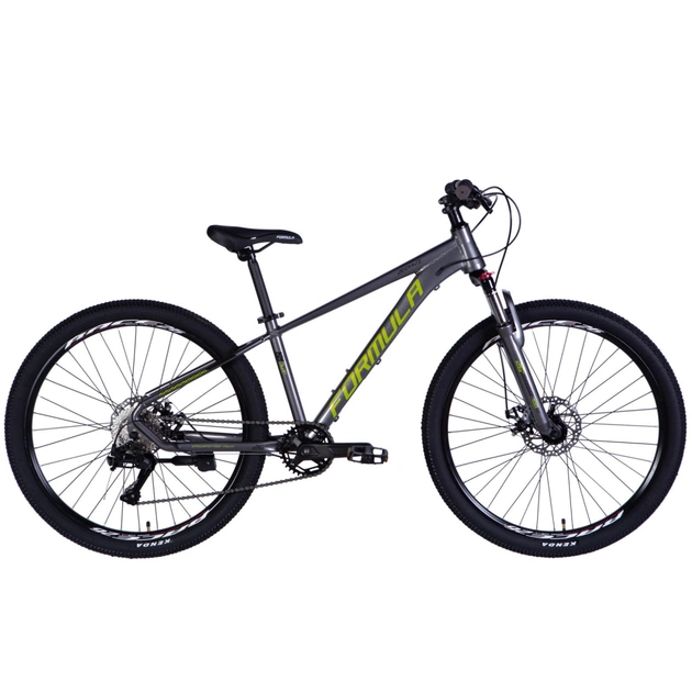 Велосипед Formula 26" ZEPHYR 3.0 DD CS рама-14" AL 2026 сірий з зеленим (OPS-FR-26-814) - изображение 1