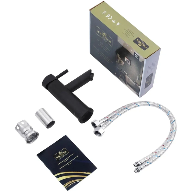 Змішувач Kroner Edelstahl Klassisch-SCH070 + змішувач Edelstahl Klassisch-SCH010 (CVS30149) - зображення 10