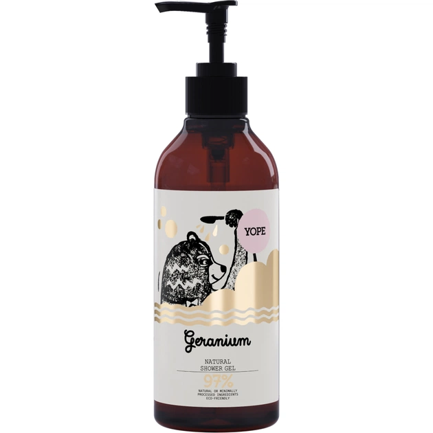 Гель для душу Yope Geranium 400 мл (5900168908215) - изображение 1