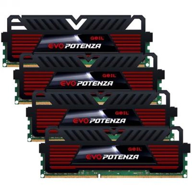 Модуль пам'яті для комп'ютера DDR3 32GB (4x8GB) 2400 MHz Geil (GPB332GB2400C11BQC) - изображение 1