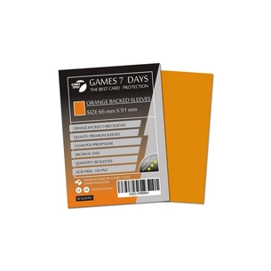 Протектор для карт Games 7 Days 66 х 91 мм, MTG, 80 шт Orange (PREMIUM) (GSD-OR6691) зображення 1