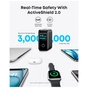 Зарядний пристрій Anker Laptop GaN 140W 3xUSB-C PD3.1 + USB-A + display + cable Black (B2697GZ1) - зменшене зображення 5
