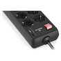 Мережевий подовжувач REAL-EL RS-PROTECT 805 1.8m, black (EL122300042) - зменшене зображення 3