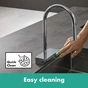 Змішувач Hansgrohe Aquno Select M81 , 22 см, хром (73837000) - зменшене зображення 4