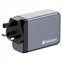 Зарядний пристрій Verbatim GaN 240 W 4 ports (USB-C-140 W,USB-C-100 W,USB-C-65 W /USB-A -3.0) (32205) - зменшене зображення 3