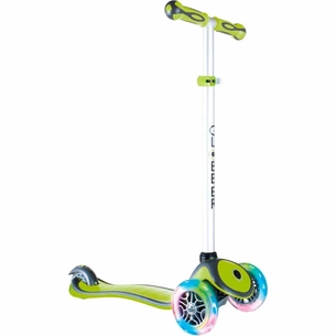 Самокат Globber PRIMO PLUS LIGHTS Зелений (442-106-2) зображення 1