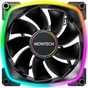 Кулер до корпусу MONTECH RX140 PWM BLACK - зменшене зображення 2