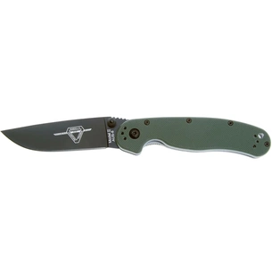 Ніж Ontario Knife RAT II AUS-8 OD Green, Black Blade (ON8861OD) зображення 1