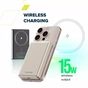 Батарея універсальна Canyon 10000mAh OnPower 510 slim Magsafe PD/20W Beige (CNS-CPB510BE) - зменшене зображення 7