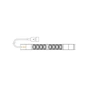 Силовий блок 19" 1U w/PDU 8 розеток IEC C13, вилка IEC320 C20, кабель 3м Conteg (IP-BA-C08C300016) - зменшене зображення 1