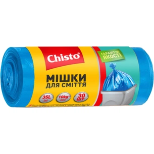 Пакети для сміття Chisto Міцні 35 л 30 шт. (4823098407973) зображення 1