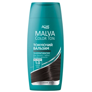 Відтінковий бальзам Acme Color Malva Color Ton 1.0 - Чорна кава 180 мл (4823115503411) зображення 1