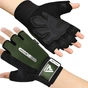 Рукавички для фітнесу RDX W1 Half Army Green Plus M (WGA-W1HA-M+) - зменшене зображення 6