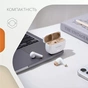 Навушники Canyon Hexagon 7 TWS ANC+ENC Wireless Charge White/Beige (CNS-TWS7WB) - зменшене зображення 5
