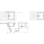 Мийка кухонна Hansgrohe S520-F345 + зміш. Zesis M33 (43356670) - зменшене зображення 8