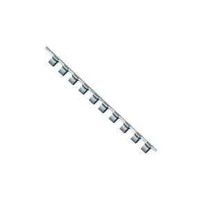 Полиця для інструменту Toptul планка-тримач для головок 1/4"x260x12шт (BKAC0812) зображення 1
