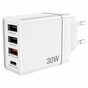 Зарядний пристрій Verbatim USB 30W PD3.0 4-ports white (49701) - зменшене зображення 4