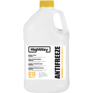 Антифриз HighWay G13 концентрат жовтий 3,78 л (10111) зображення 1