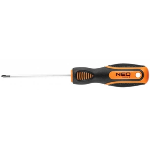 Викрутка Neo Tools хрестова, PH0 x 75 мм, CrV (04-177) зображення 1