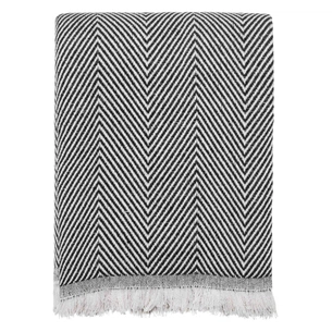 Плед Ardesto Summer 140х190см, 100% бавовна, чорний (ART0915SL) зображення 1