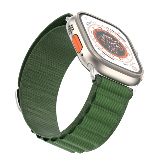 Ремінець до смарт-годинника Armorstandart Alpina Band для Apple Watch 49/46/45/44/42 (Series 1-3) Green (ARM64981) - picture 3