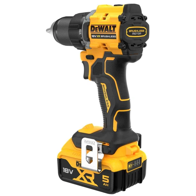 Шуруповерт DeWALT XR Li-Ion 18V, 2x5Ah, 74 Нм, 0-450/0-1650 об/хв, 1.12 кг, TSTAK (DCD794P2T) - picture 5