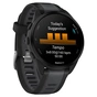 Смарт-годинник Garmin Forerunner 165 Music, Black/Slate Grey, GPS (010-02863-30/010-02863-B0) - зменшене зображення 3