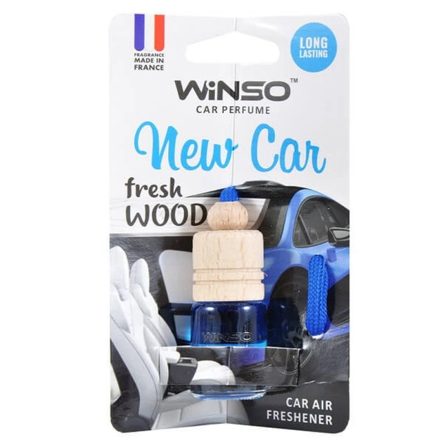 Ароматизатор для автомобиля WINSO Fresh Wood New Car 4,5мл (530400) - изображение 1