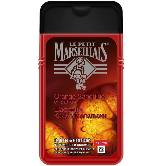 Гель для душу Le Petit Marseillais Шафран і Червоний апельсин 250 мл (3574661264776) - зображення 1