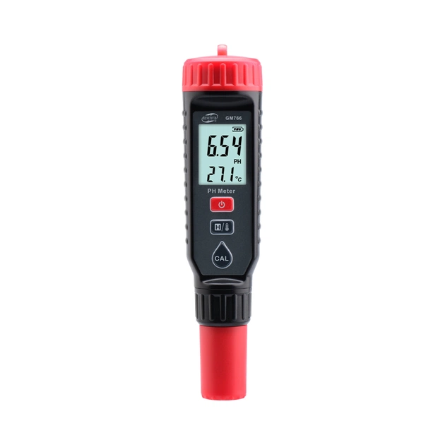 Тестер якості рідин Benetech кислотності та температури (pH-метр) 0,00-14,00 pH (+/-0,05%) (GM766) - picture 2