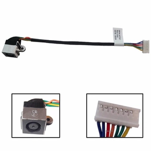 Роз'єм живлення ноутбука з кабелем для Dell PJ541 (7.4mm x 5.0mm + center pin), 8(7)- Универсальный (A49059) зображення 1