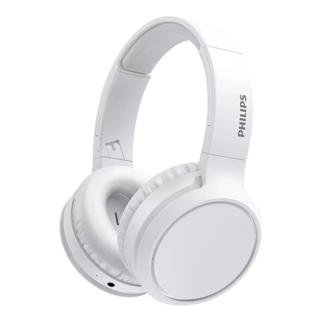 Навушники Philips TAH5205 Over-ear ANC Wireless Mic White (TAH5205WT/00) - зображення 1