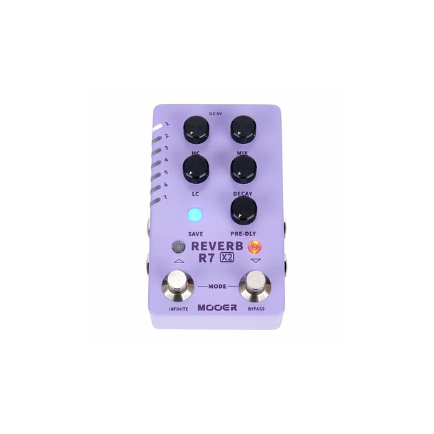 Педаль ефектів Mooer R7 X2 Reverb - picture 10