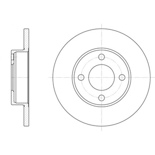Гальмівний диск REMSA 6181.00 зображення 1