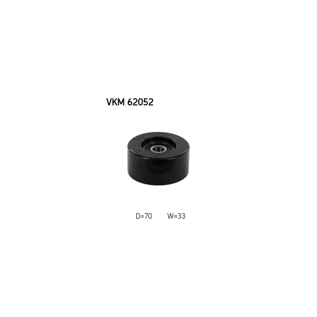 Ролик натягувача ременя SKF VKM 62052 - зображення 1