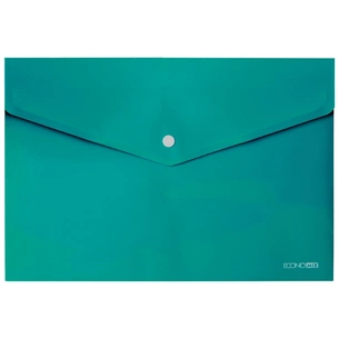Папка - конверт Economix А4 180 мкм, непрозора бірюзова (E31301-21) зображення 1