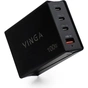 Зарядний пристрій Vinga GaN 100W PD+QC 3C1A ports 1.2m Wired Charger (VCPCH100CB) - зменшене зображення 2