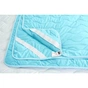 Наматрацник MirSon Eco Light №1713 EcoSilk Air-line на резинці по кутках Blue 140x190 см (2200002888486) - зменшене зображення 7