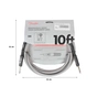 Інструментальний кабель Fender Cable Professional Series 10' White Tweed (228462) - preview 2