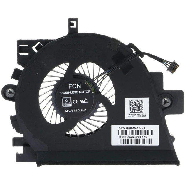 Вентилятор ноутбука HP ZBook 15 G3 (848252-001) DC(5V, 0.5A), 4pin (до відеокарти) (A48464) - изображение 1