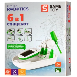Конструктор Same Toy Робот-конструктор Солнцебот 6 в 1 на солнечной батарее (2011UT) зображення 1